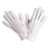 Einfarbige Handschuhe 22 cm-weiß
