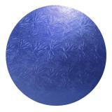 Einfarbige Kuchenplatte 25,5 cm-blau