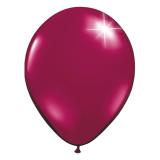 Einfarbige metallic Luftballons-100er Pack-burgunder