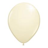 Einfarbige metallic Luftballons-50er Pack-elfenbein