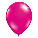 Einfarbige metallic Luftballons-10er Pack-magenta
