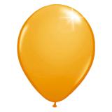 Einfarbige metallic Luftballons-50er Pack-orange