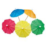 Einfarbige Papier-Schirmchen 8er Pack