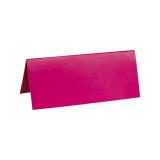 Einfarbige Tischkarten 10er Pack - Pink