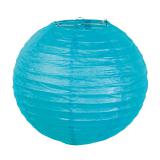 Einfarbiger Lampion "Farbenpracht" 25 cm-blau