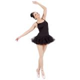 Einteiliges Ballerina-Tutu-schwarz-L