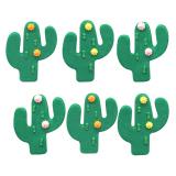 Essbare Kuchendeko "Kaktus" 6er Pack