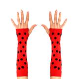 Fingerlose Handschuhe "Marienkäfer" 33,5 cm