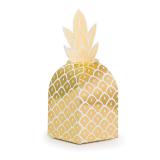 Geschenkboxen "Goldene Ananas" 8er Pack