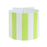 Gestreifte Serviettenringe 6er Pack-grün