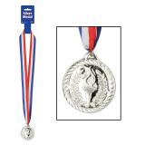 Glänzende Medaille "Gewinner"-silber