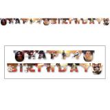 Happy-Birthday-Girlande "Star Wars 7" 2,1 m