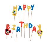 Happy Birthday-Kerzen "Minnie, Micky & Donald" 13-tlg.