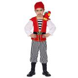 Kinder-Kostüm "Tapferer kleiner Pirat" 4-tlg. - Größe 116