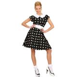 Kostüm "50s Lady" mit eingenähtem Petticoat 2-tlg.-schwarz-L