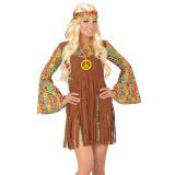 Kostüm "Flower Power Hippie Girl" 3-tlg.