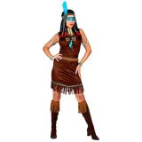 Kostüm Mutige Indianerin 3-tlg.