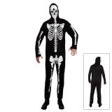 Kostüm "Tanzendes Skelett" 2-tlg.