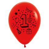 Kunterbunte Zahlen-Luftballons 7er Pack-1
