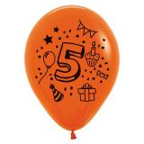 Kunterbunte Zahlen-Luftballons 7er Pack-5