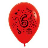 Kunterbunte Zahlen-Luftballons 7er Pack-6
