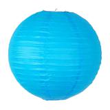 Großer einfarbiger Lampion-45 cm-blau
