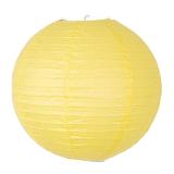 Großer einfarbiger Lampion-45 cm-gelb