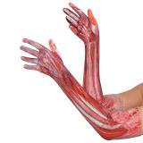 Lange Handschuhe "Blutüberströmt"