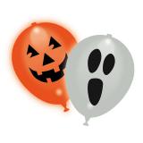 LED-Luftballons "Halloween" 4er Pack