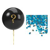 Luftballon "Gender Reveal" 91 cm-blau