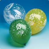 Luftballons 18. Geburtstag 5er Pack