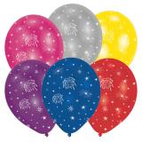 Luftballons "Feuerwerk" 6er Pack