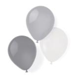 Luftballons "Glamorous" 8er Pack-silber