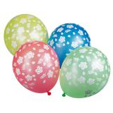 Luftballons Hibiskus 5er Pack
