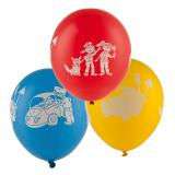 Luftballons "Polizei im Einsatz" 5er Pack