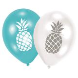 Luftballons "Sommerliche Ananas" 6er Pack