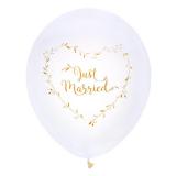 Luftballons "White Wedding" 8er Pack