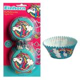 Muffin- und Cupcake-Förmchen "Einhorn" 50er Pack