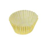 Muffin- und Cupcake-Förmchen "Farbenfroher Punkte-Spaß" 25er Pack-gelb