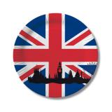 Pappteller "England - London" 10er Pack