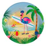 Pappteller "Flamingo Party" 8er Pack