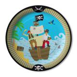 Pappteller "Aufregende Piratenreise" 8er Pack
