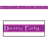 Party-Absperrband "Divorce Party" 6 m