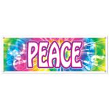 Party-Banner "Peace" 53 x 150 cm