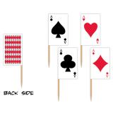 Party-Picker "Pokernacht" 50er Pack