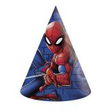 Partyhütchen "Spiderman" 6er Pack