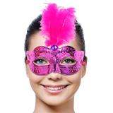 Pinke venezianische Maske