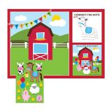 Platzset "Meine kleine Farm" mit Stickern 16-tlg.