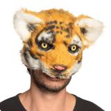 Plüsch-Halbmaske "Tiger"