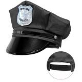 Schwarze Polizei-Mütze